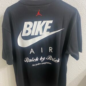 Jordan Brand x Bike Air Black and White Graphic Men's T-Shirt